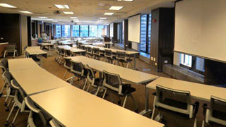 Conference Rooms A, B and C combined classroom style